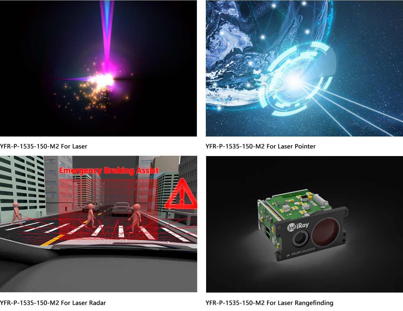 YFR-P-1535-150-M2 Erbium Glass Laser Applications