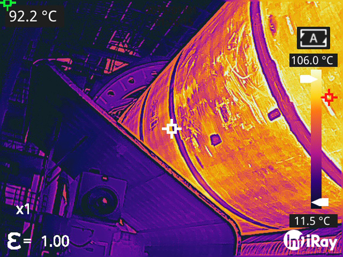 Analysis Application of Thermal Cameras in Rotary Kiln Fault Diagnosis at Iron and Steel Plants